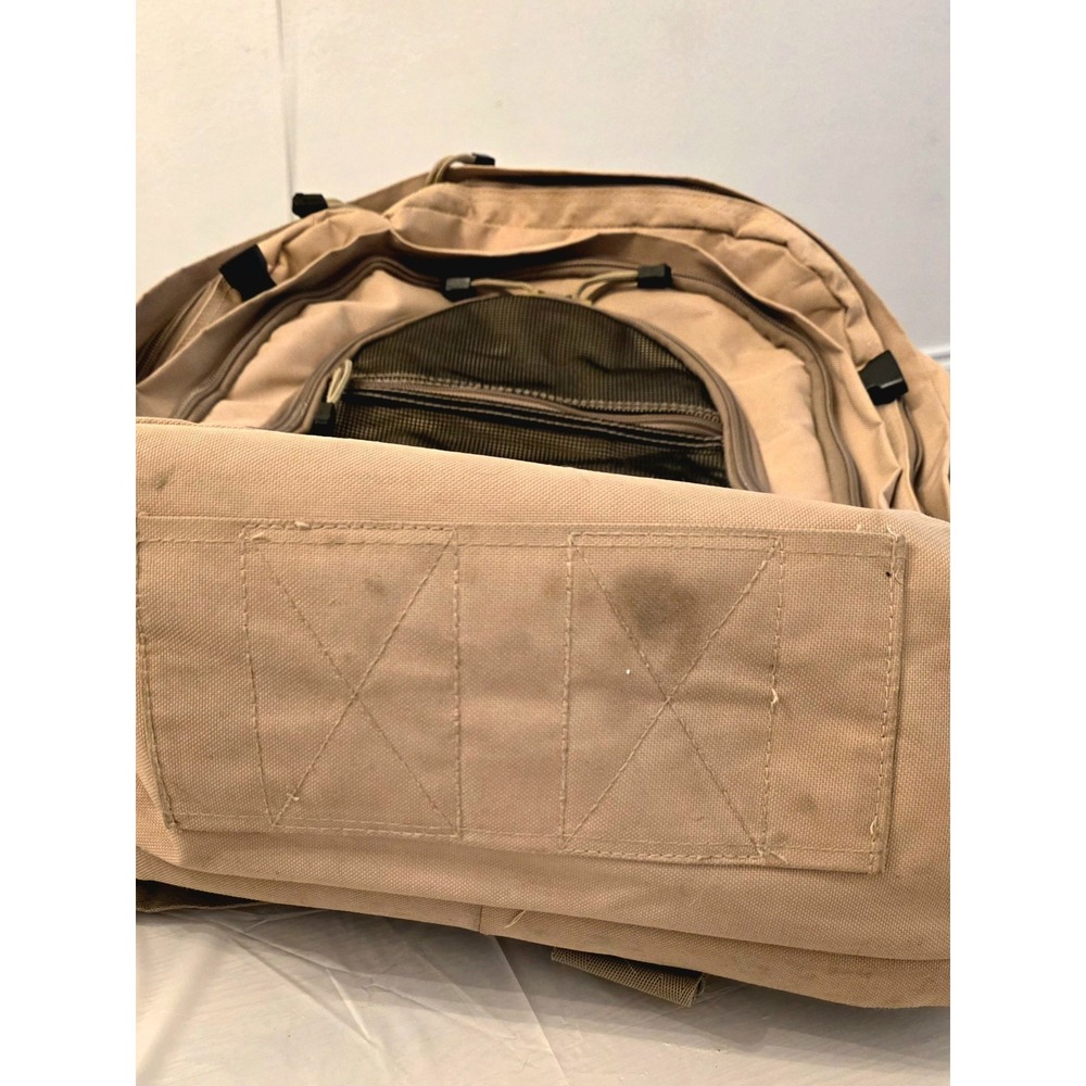Gorpcore Bug Out Gear Tan Tactical Backpack Molle System Outdoor Camping Hiking - Picture 12 of 16